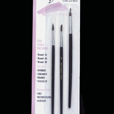 Artist Brushes Set of 3- Larger Brushes