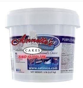 5 Pounds Satin Ice Rolled - Purple/ Vanilla