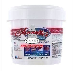 5 Pounds Satin Ice Rolled- Pink / Vanilla