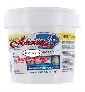 5 Pounds Satin Ice Rolled - Yellow / Vanilla