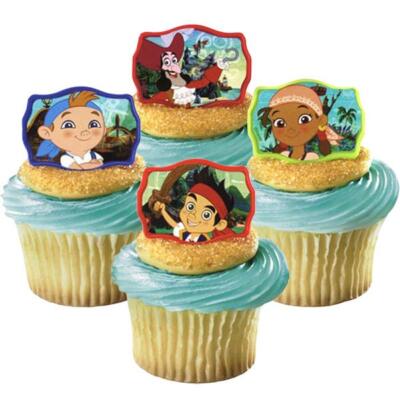 Jake and the Never Land Pirates Cupcake Rings