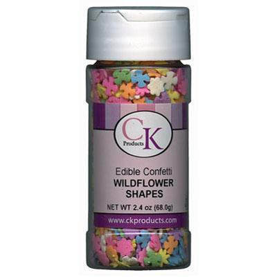 Edible Confetti- Wildflower Shapes