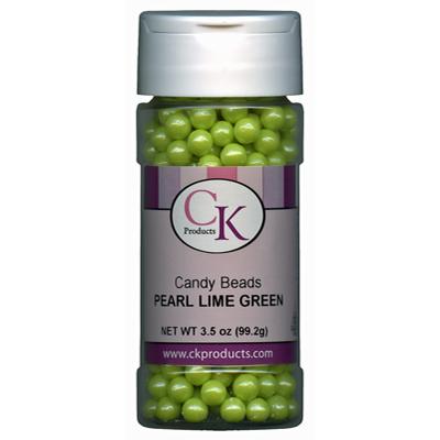 Candy Beads 3.5 oz- Lime Green