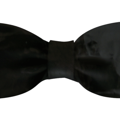 Gumpaste Bows - Large Solid Black