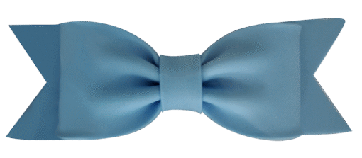 Gumpaste Bows - Large Solid Light Blue