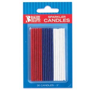 Sparkler Candles- Red / Blue / White