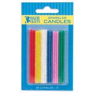 Sparkler Candles- Assorted Colors