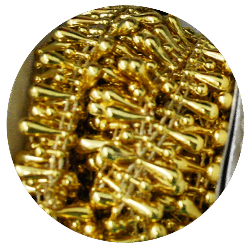 Teardrop Faux Pearl Trim Bead Accent - Gold
