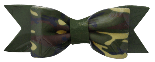 Gumpaste Bows- Large Green Camo Print