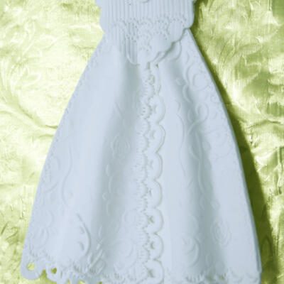 Cold Porcelain White Religious Dress