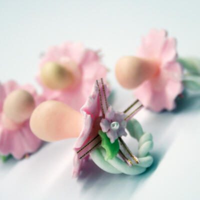 Cold Porcelain Binky 4 Pk- Pink
