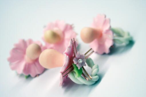 Cold Porcelain Binky 4 Pk- Pink