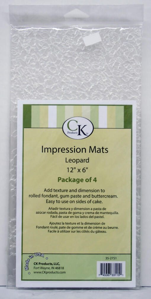 Impression Mats- Leopard (4 Pack)
