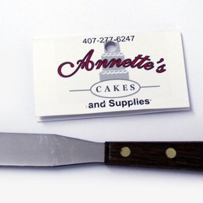 Metal Thin Straight Spatula- Small 8 in