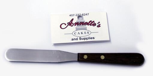 Metal Thin Straight Spatula- Small 8 in