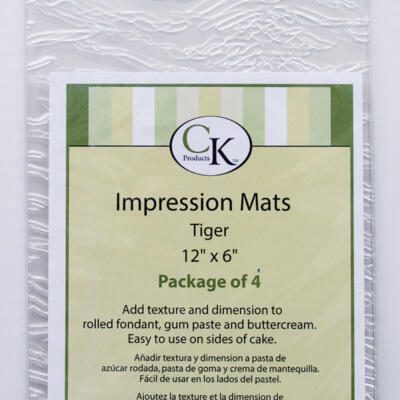 Impression Mats- Tiger (4 Pack)