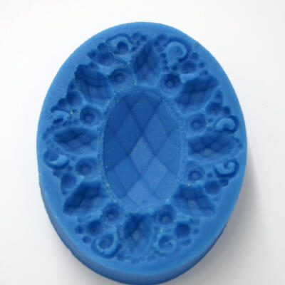 Oval Brooch Silicone Mold 102