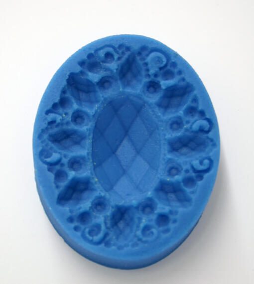 Oval Brooch Silicone Mold 102