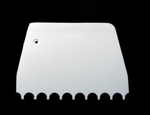 Square Decorating Comb- Scalloped