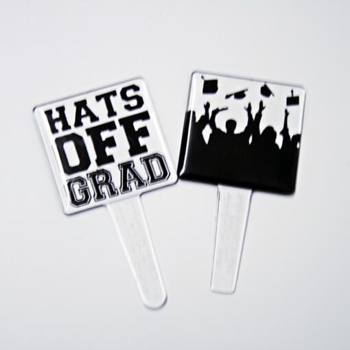 Graduation "GRAD" Cupcake Picks