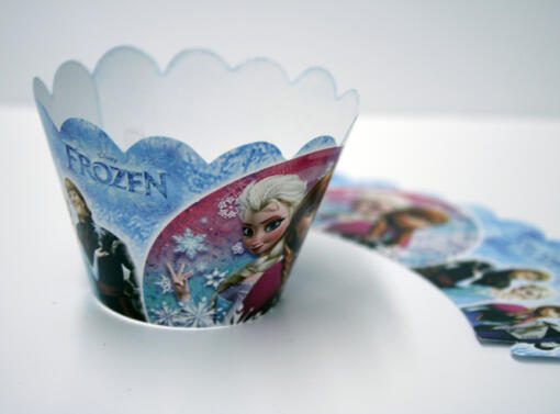 Disney Frozen Cupcake Wraps- Elsa/Anna Bubble