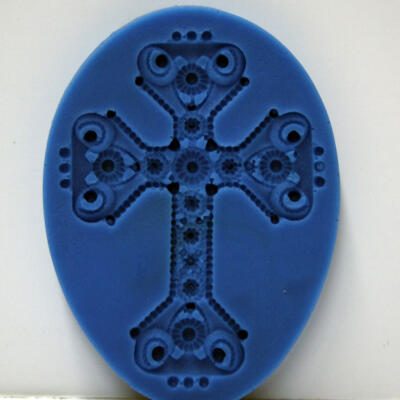 Ornate Cross Silicone Mold