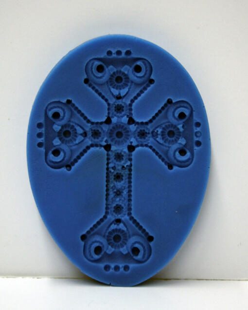 Ornate Cross Silicone Mold