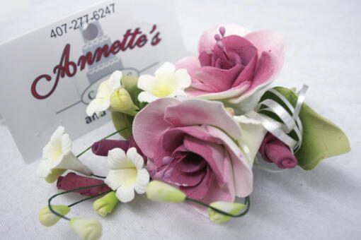 Large Flower Cluster- Pink Rose