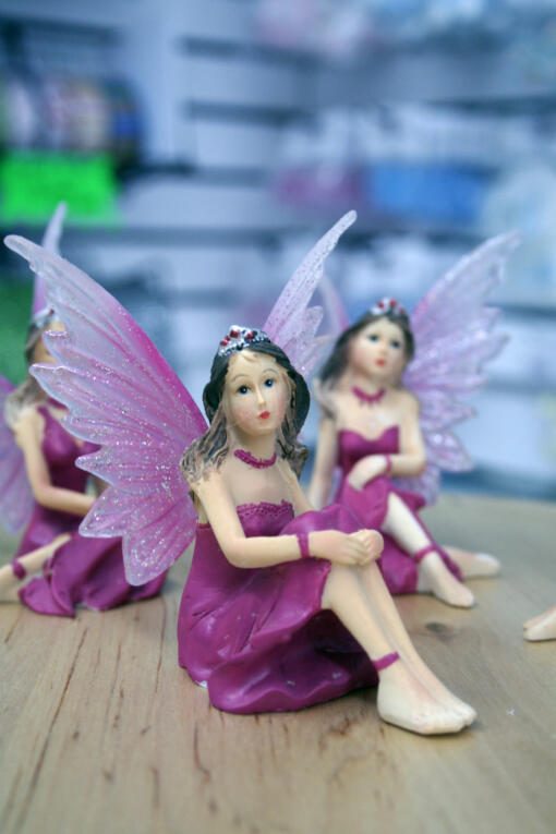 Small Fairy Cake Topper - Pink B