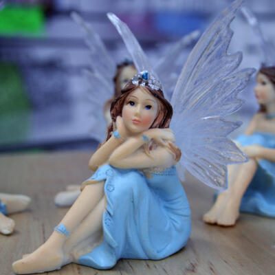 Small Fairy Cake Topper - Light Blue A