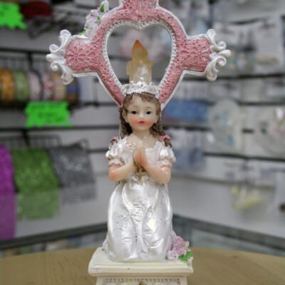 Religious Cake Topper - Pink Light Up