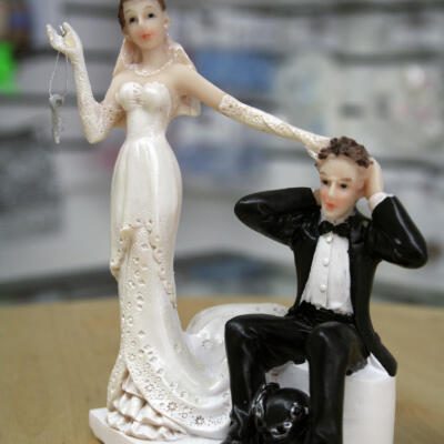 Comical Wedding Cake Topper - Ball & Chain