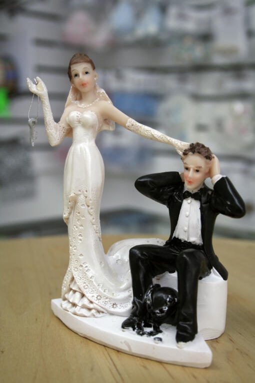 Comical Wedding Cake Topper - Ball & Chain