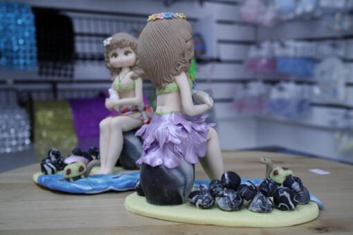 Island Girl Cake Topper- Purple Cover-up - Image 5
