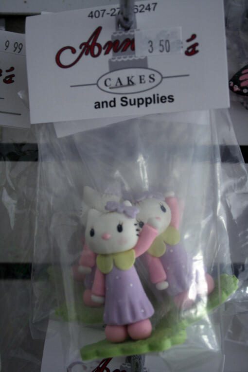 Cold Porcelain Hello Kitty Cake Topper - Image 2