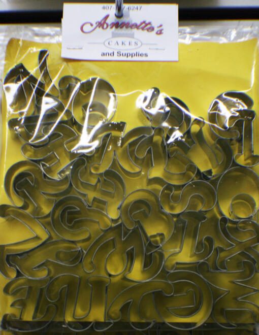 Script Letters A-Z Cutter