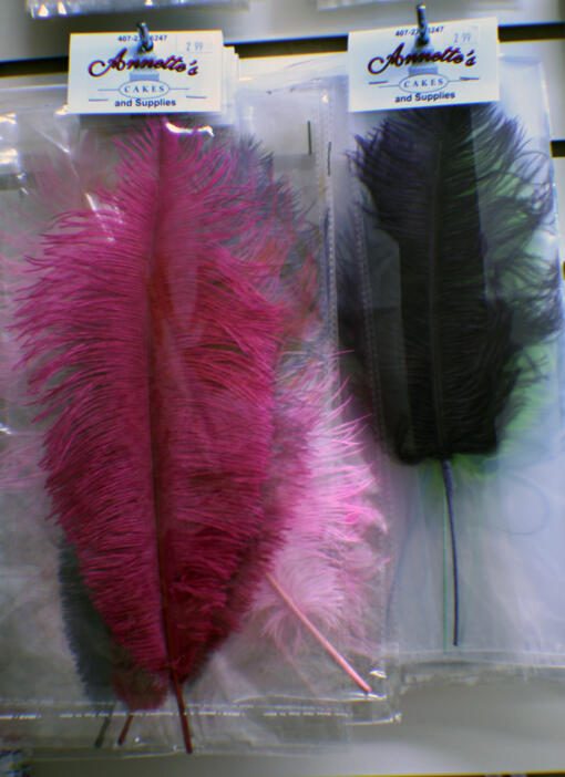 Ostrich Feather- Red - Image 2