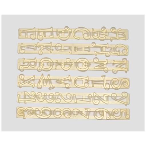 Funky Alphabet & Numbers Set- 4cm Upper Case