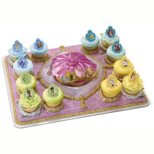 Disney Princess Royal Crown Cupcake Platter