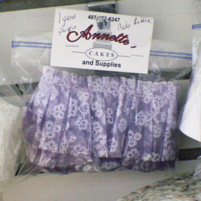 Cake Ruffle- Purple