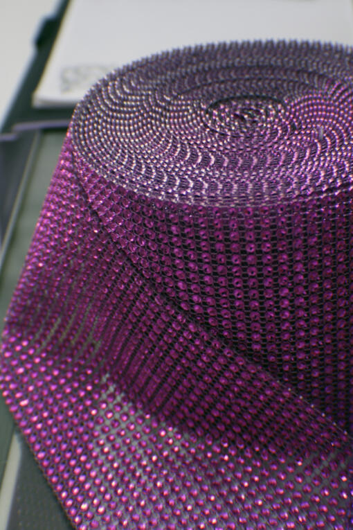 Diamond Mesh- Pink by Yard