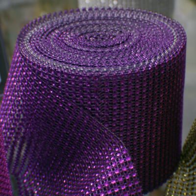 Diamond Mesh- Purple by Yard
