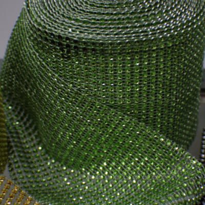 Diamond Mesh- Green by Yard