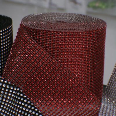 Diamond Mesh- Red by Yard