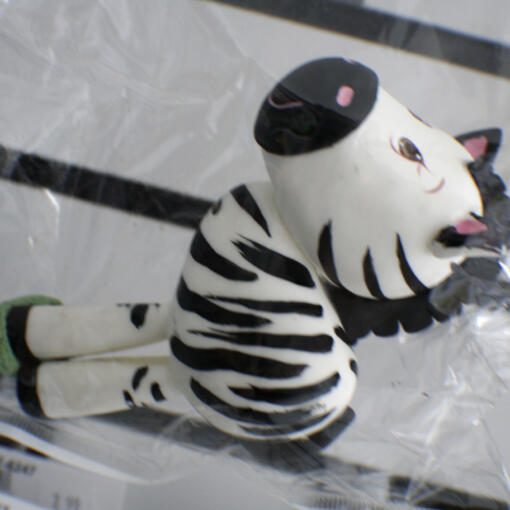 Zebra Gum Paste Cake Topper Large - Image 3