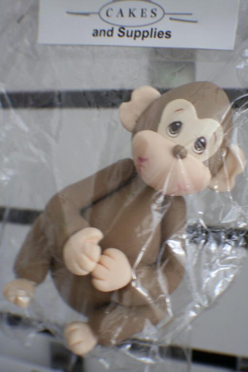 Monkey Gumpaste Cake Topper Large - Image 2