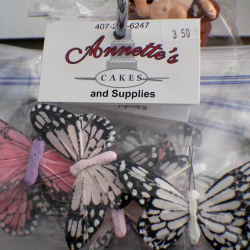 Medium Monarch Butterfly Cake Toppers - Image 2