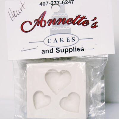 3 Hearts Silicone Mold