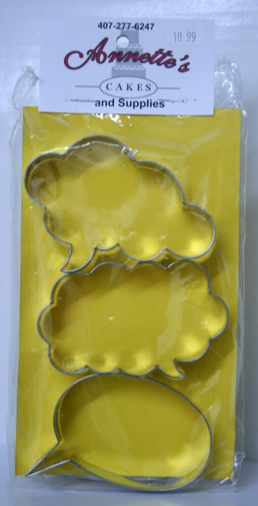 Word Bubble 3 Pack Cutter