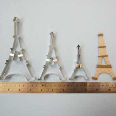 Eiffel Tower 3 Pack Assortment Cutters